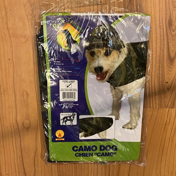 Camp dog army military pet XL Halloween costume - Picture 2 of 8